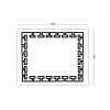 20-274 - DİKDÖRTGEN LEDLİ AYNA 80X100 CM - 5 ADET - 1 KOLİ