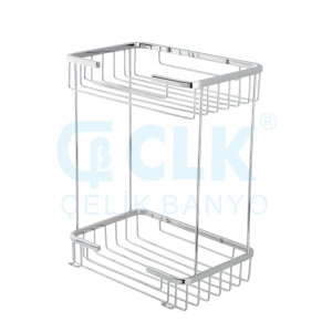 25-022 - TACİ İKİLİ KARE ŞAMPUANLIK 22X15 CM