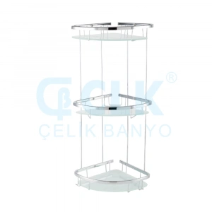 25-173 - PORTE-ÉPONGE OVALE EN VERRE CARMINA TRIPLE 18*18