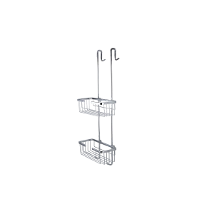 25-324 Dikdörtgen İkili Şampuanlık Askılı