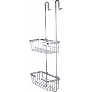 25-324 Dikdörtgen İkili Şampuanlık Askılı