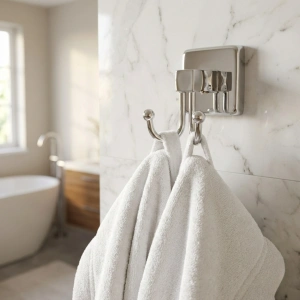 KU10-054 - 2 Lİ BORNOZLUK KROM