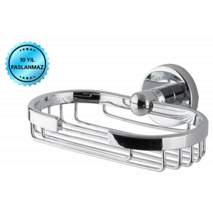 D10-031 Dilek Montajlı Tel Sabunluk Oval