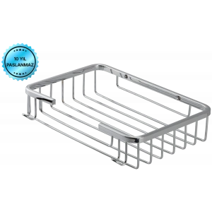 25-021 - TACİ TEKLİ KARE ŞAMPUANLIK 22*15 CM