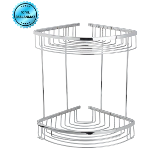 25-112 - DESTİNA İKİLİ SÜNGERLİK 19*19 CM KROM
