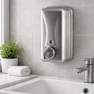 71-018 1000 ML Dikey Sabunluk Butonlu 304