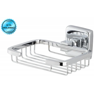 KU10-016 - DISTRIBUTEUR DE SAVON EN FIL MÉTALLIQUE ASSEMBLÉ CHROME