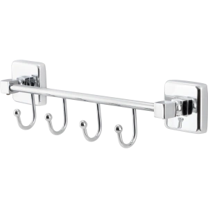 KU10-057 - PAQUET DE 4 CINTRES AVEC CROCHET CHROME