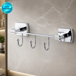 MLN10-012 - PAQUET DE 3 CINTRES CHROME