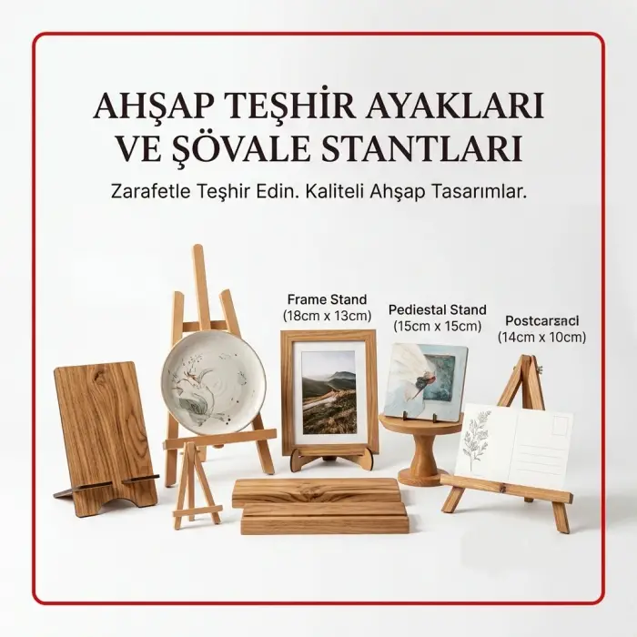 Ahşap Teşhir Ayakları