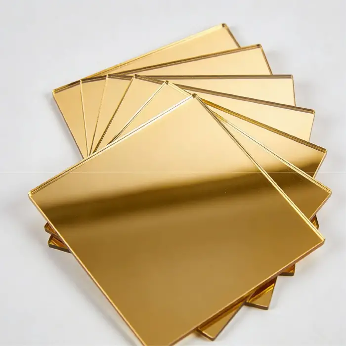 1.8mm Gold Aynalı Pleksi Levha - Özel Ölçü Kesim