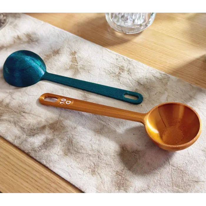 10g Ölçekli Plastik Kahve Kaşığı 3’lü Set Ölçü Kaşığı