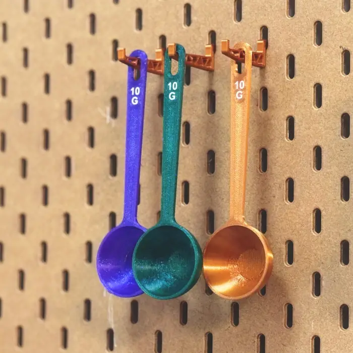 10g Ölçekli Plastik Kahve Kaşığı 3’lü Set Ölçü Kaşığı