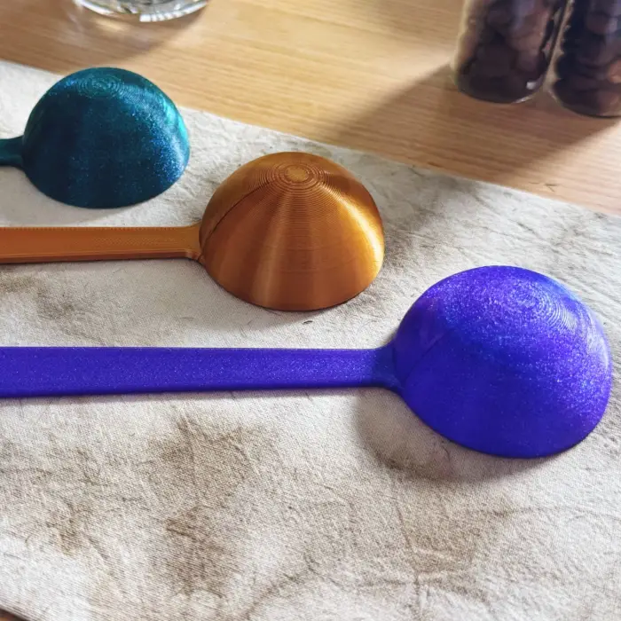 10g Ölçekli Plastik Kahve Kaşığı 3’lü Set Ölçü Kaşığı