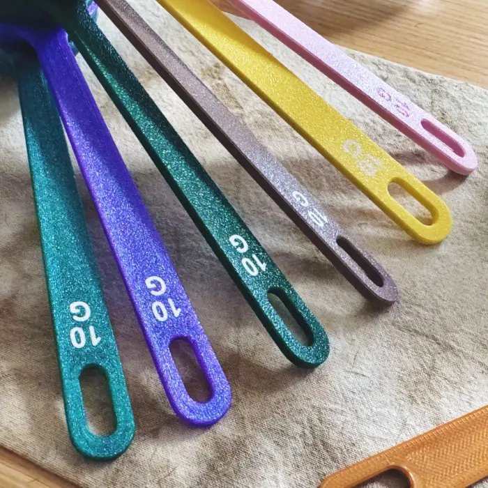 10g Ölçekli Plastik Kahve Kaşığı 3’lü Set Ölçü Kaşığı