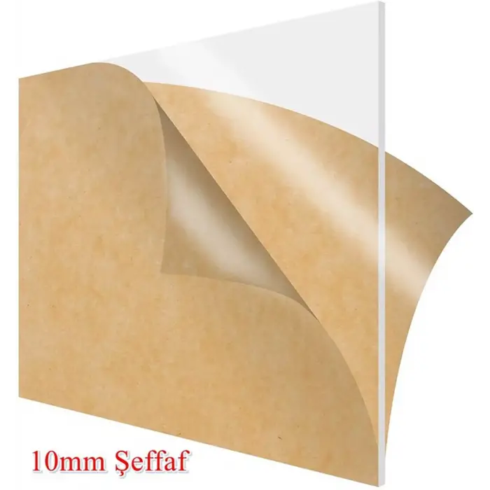 10mm Şeffaf Pleksi Levha - Özel Ölçü Kesim