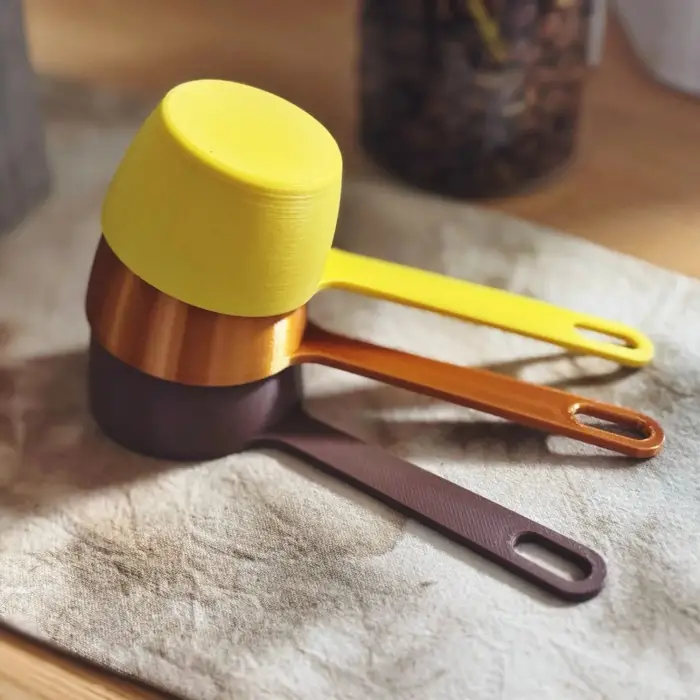 12g Ölçekli Plastik Kahve Kaşığı 3’lü Set