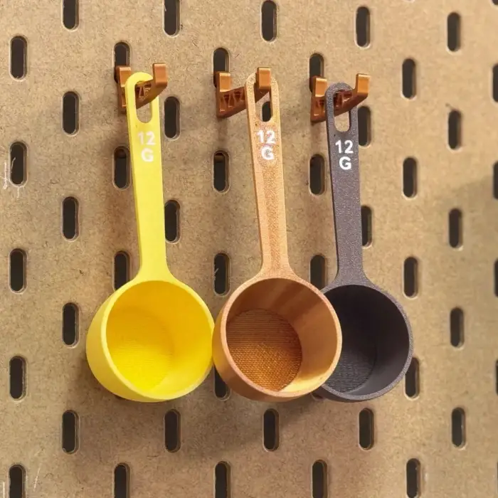 12g Ölçekli Plastik Kahve Kaşığı 3’lü Set