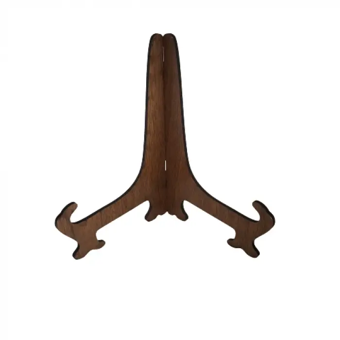 130x100mm Ahşap MDF Teşhir Ayağı – 3mm MDF Ürün Standı (6 Renk)
