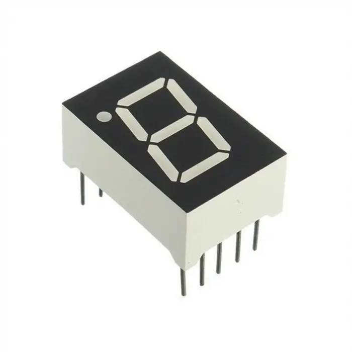 14 mm 1 Rakamlı 7 Segment Display - Ortak Anot (Kırmızı) - Sayısal Gösterge Modülü