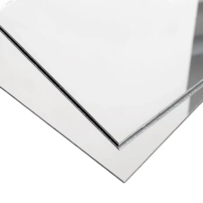 1mm Ayna Pleksi Gümüş Yapışkanlı