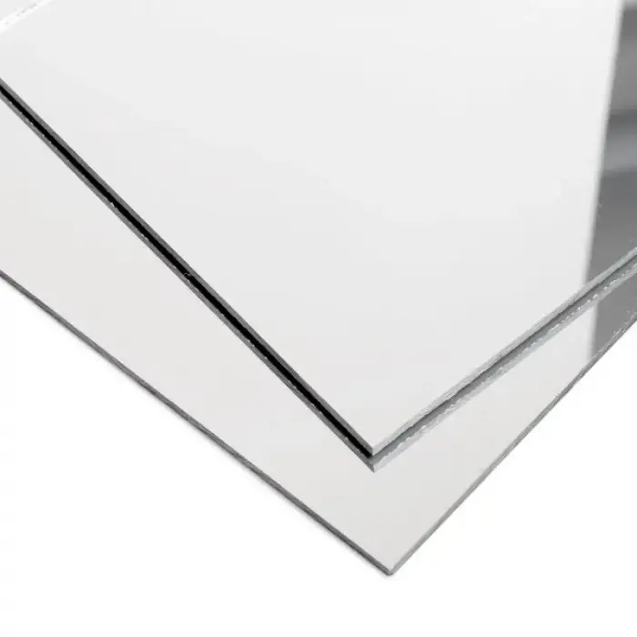 1mm Ayna Pleksi Gümüş Yapışkanlı