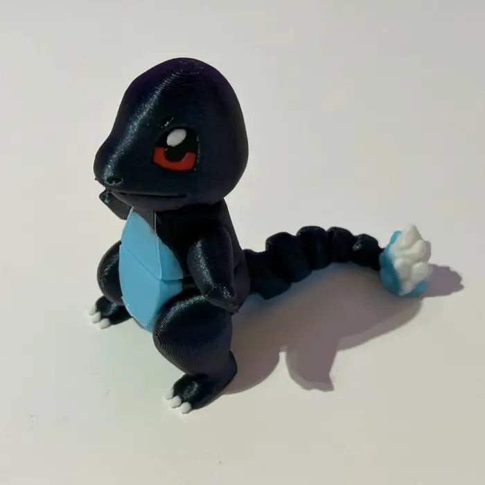 3D Hareketli Ahşap Pokemon Charmander Figürü (Boyanabilir)