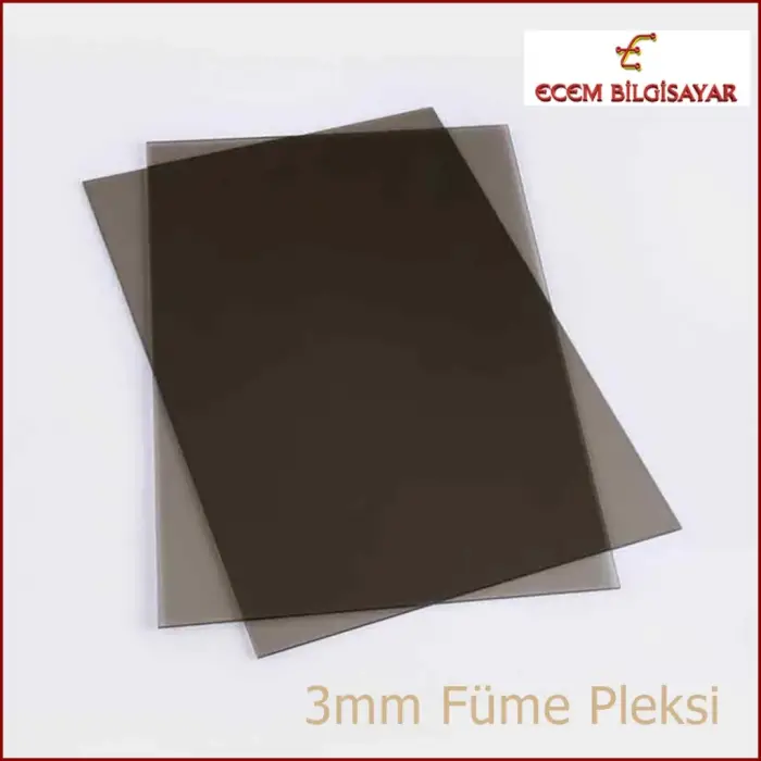 3mm Füme Pleksi Levha (Akrilik)