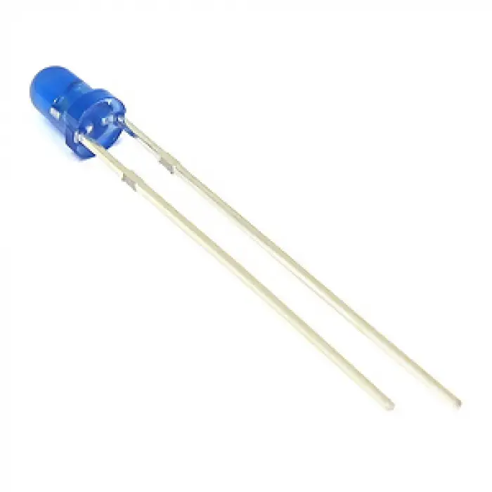 3mm Mavi LED - Yüksek Parlaklık Teknik Diyot - 3.0V-3.4V Çalışma Gerilimi