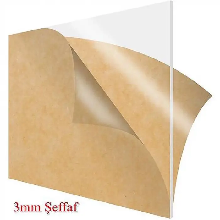 3mm Şeffaf Pleksi Levha (Akrilik)