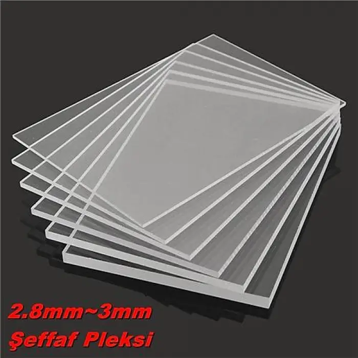 3mm Şeffaf Pleksi Levha (Akrilik)