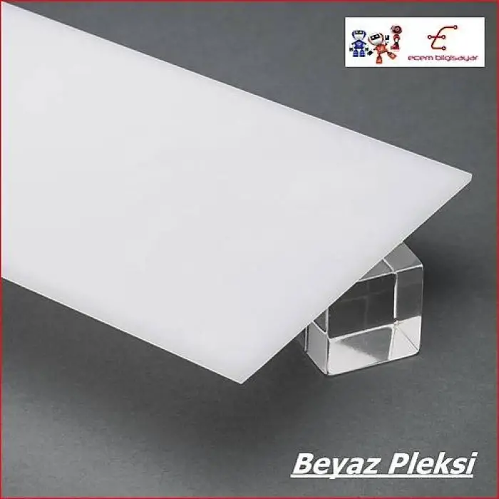 3mm Süt Beyaz Pleksi Levha (Akrilik)