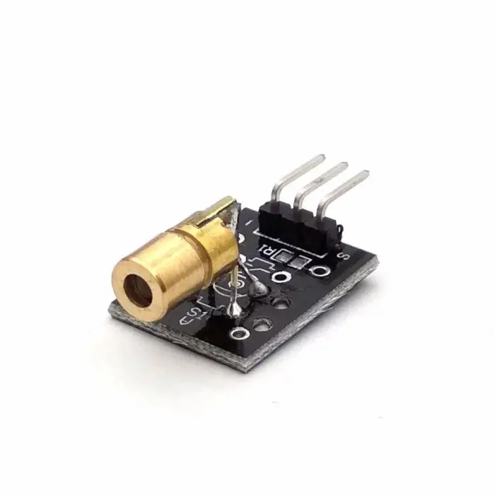 5V 5mW Kırmızı Lazer Modülü - 650nm Odaklanabilir Lazer Diyot