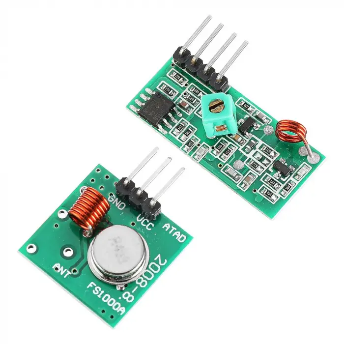 Arduino 433MHz Alıcı Verici RF Modül Seti - ASK 433.92MHz