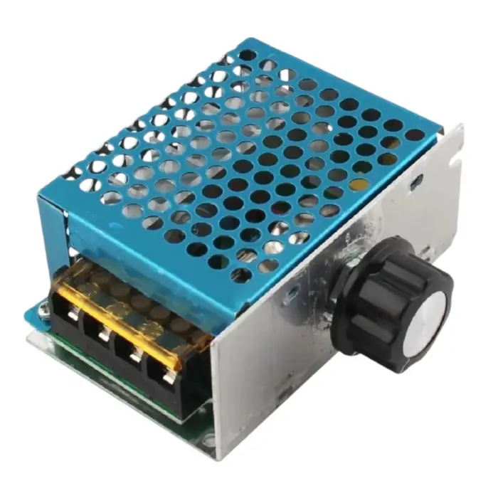 AC 220V 4000W Dimmer - Metal Kasa Voltaj ve Hız Regülatörü