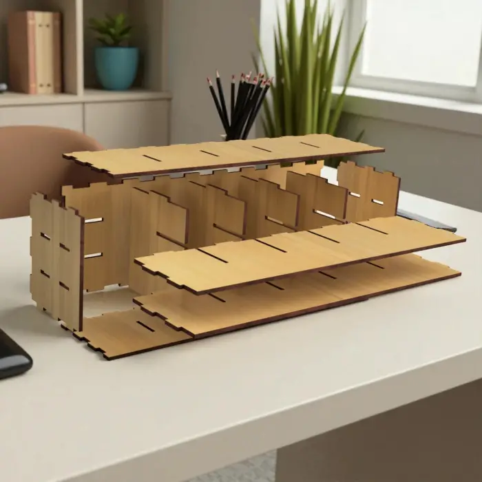 Ahşap Çekmeceli Organizer (9 Çekmeceli)