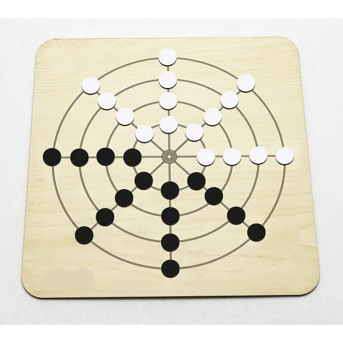 Ahşap Dümen (Bihar) Akıl Zeka ve Strateji Oyunu 25x25 cm