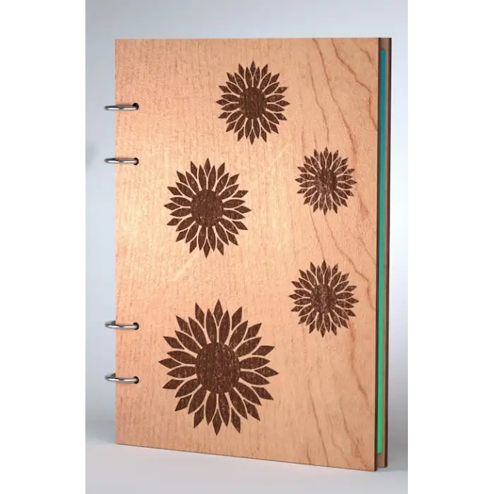 Ahşap Kitap Kapağı Model 1