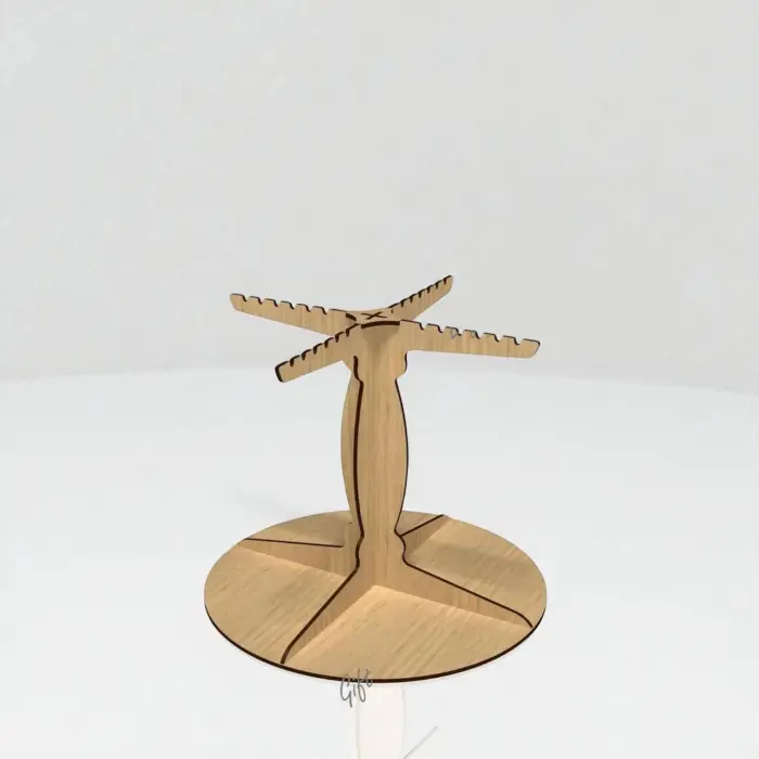 Ahşap MDF Anahtarlık Takı Teşhir Standı | 1-2-3 Katlı Dikey Modeller
