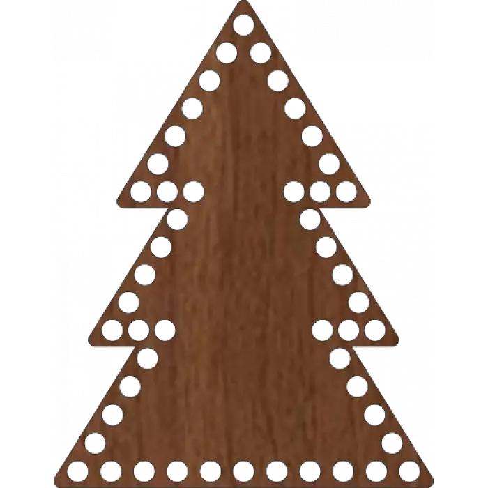 Ahşap MDF Sepet Tabanı Ağaç 14x18 CM
