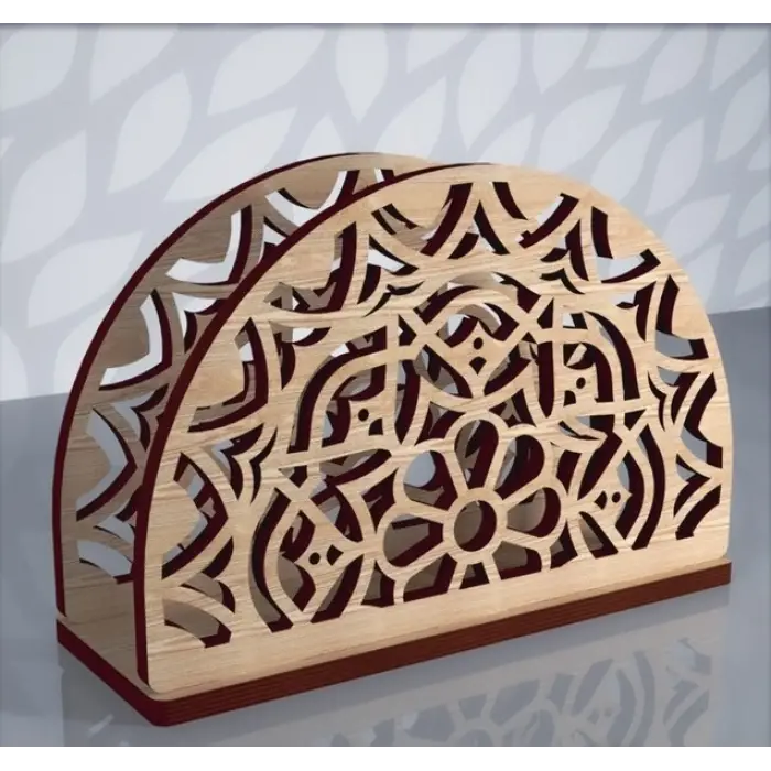 Ahşap Peçetelik Model 2