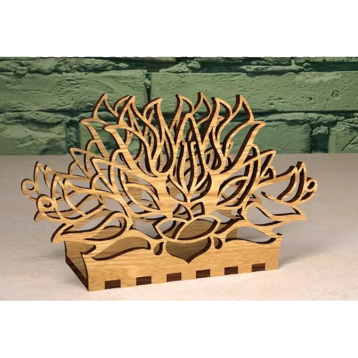 Ahşap Peçetelik Model 7