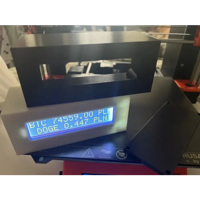 Arduino 16x2 LCD Montaj Kutusu (Plastik Muhafaza – 60x60x140mm)
