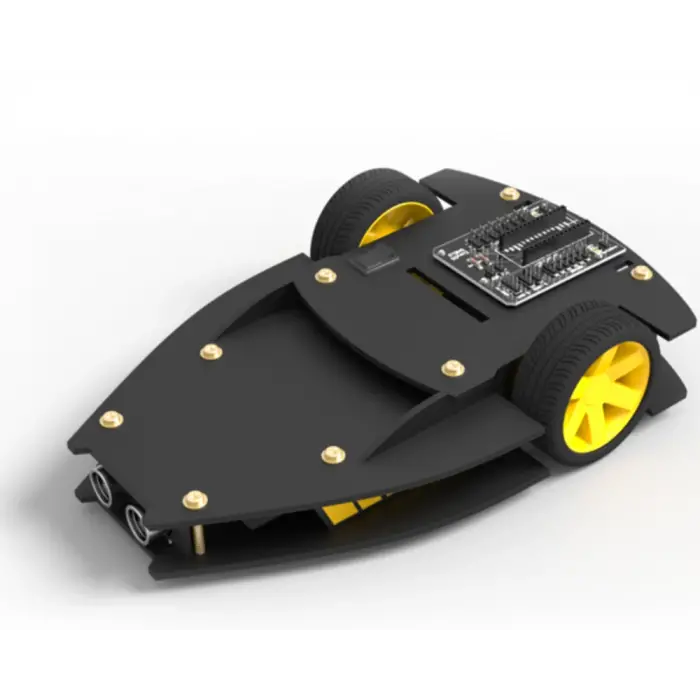Arduino 2WD Slim Speed Full Robotik Geliştirme Seti - MX1508 Sürücü ve Sensör Destekli