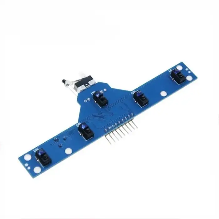 Arduino 5li IR Çizgi İzleyen Sensör Kartı - TCRT5000 Çizgi, Engel ve Çarpma Algılama Modülü