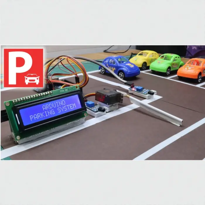 Arduino Akıllı Otopark Bariyer Sistemi Proje Seti (I2C LCD & Çift IR Sensör)