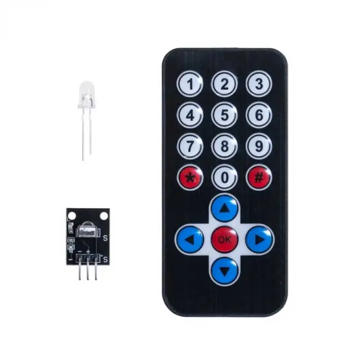 Arduino IR Uzaktan Kumanda ve Alıcı Seti - 38kHz NEC Protokolü