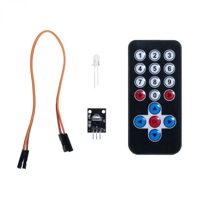 Arduino IR Uzaktan Kumanda ve Alıcı Seti - 38kHz NEC Protokolü