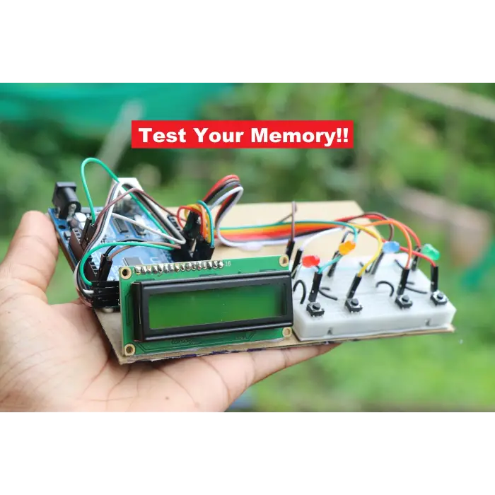 Arduino LCD Ekranlı LED Hafıza Oyunu Proje Seti