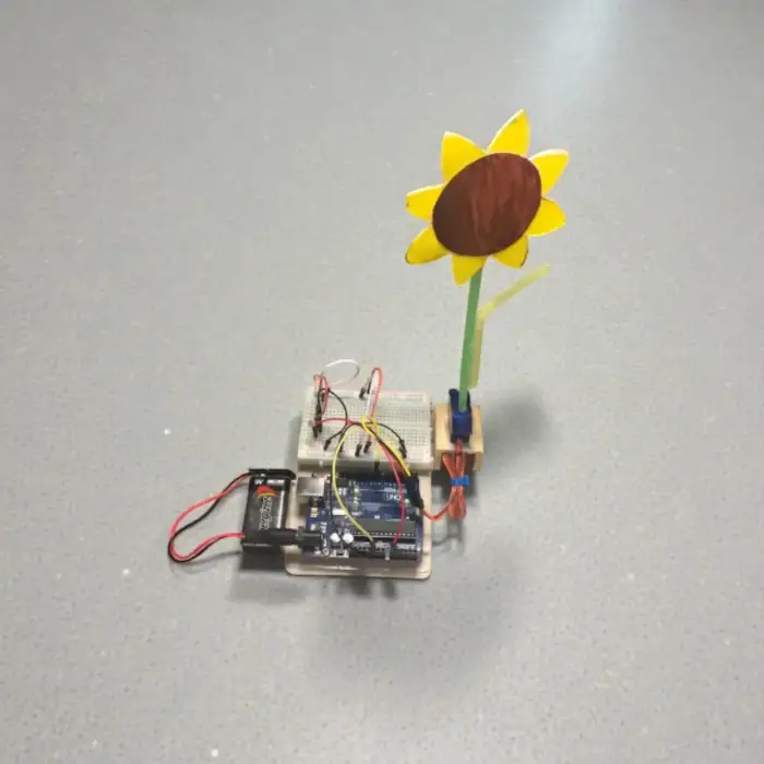 Arduino LDR Sensörlü Güneş Takip Sistemi (Ayçiçeği Projesi)